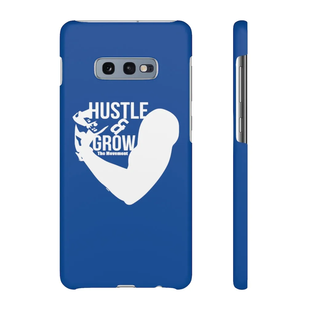 Hustle & Grow Snap Case (IPhone/Samsung Galaxy) (Blue)
