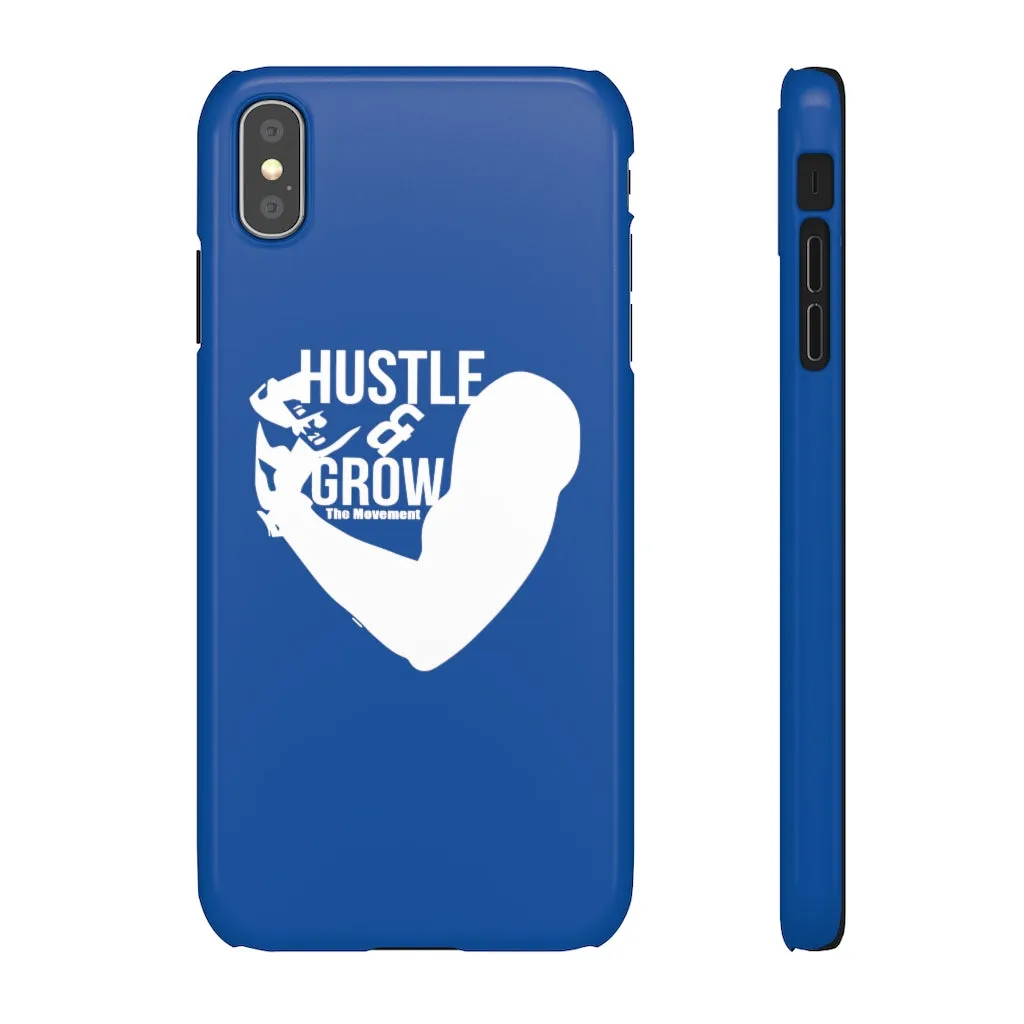 Hustle & Grow Snap Case (IPhone/Samsung Galaxy) (Blue)