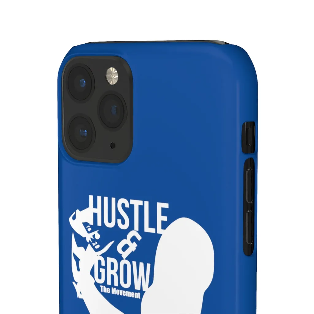 Hustle & Grow Snap Case (IPhone/Samsung Galaxy) (Blue)