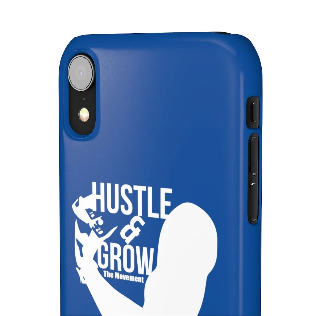 Hustle & Grow Snap Case (IPhone/Samsung Galaxy) (Blue)