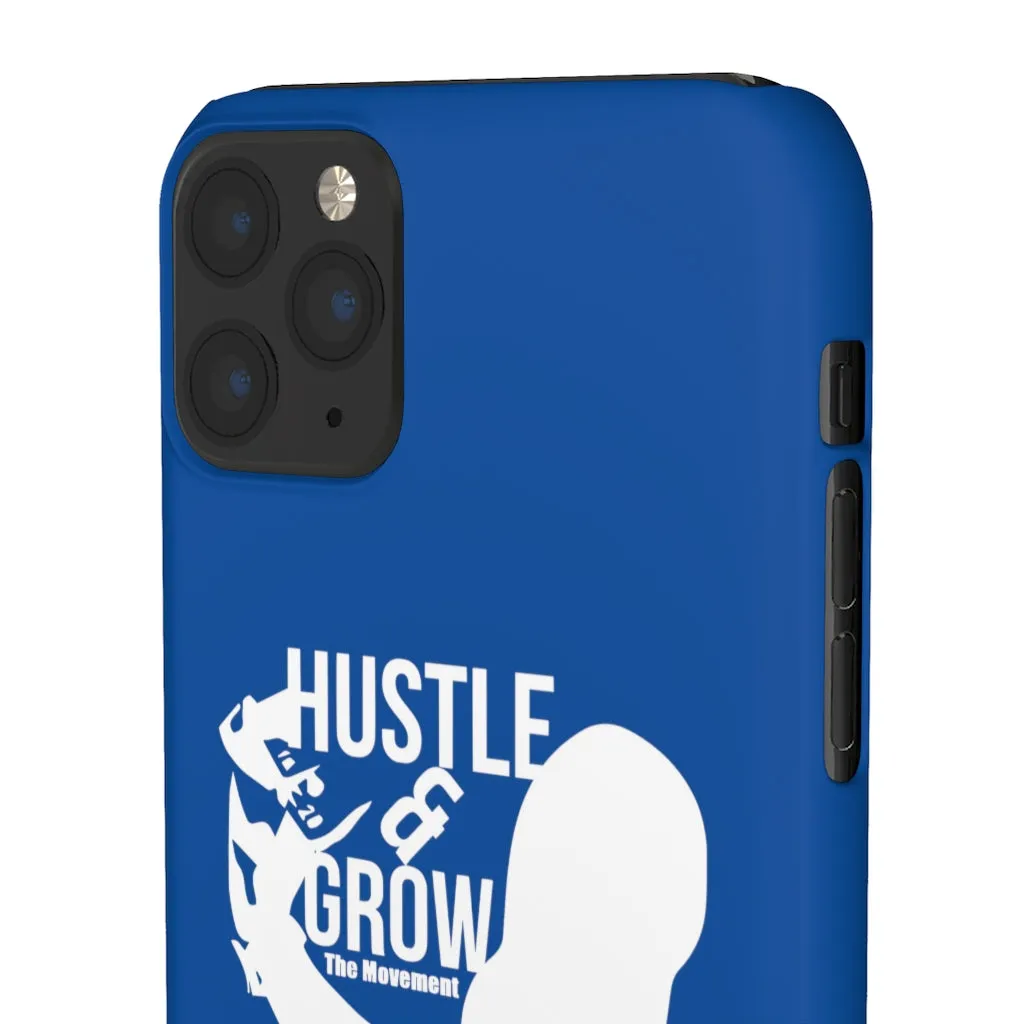 Hustle & Grow Snap Case (IPhone/Samsung Galaxy) (Blue)