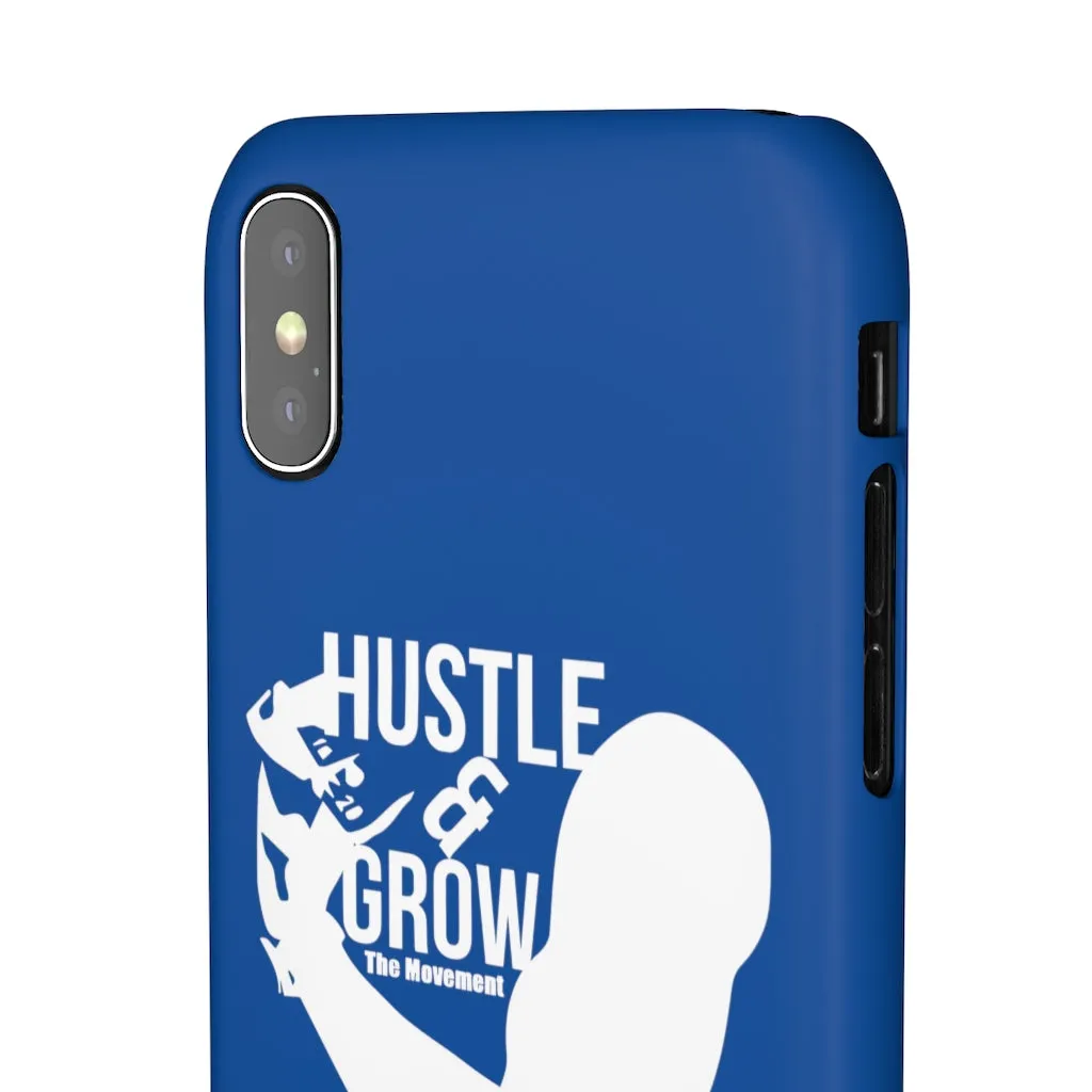 Hustle & Grow Snap Case (IPhone/Samsung Galaxy) (Blue)