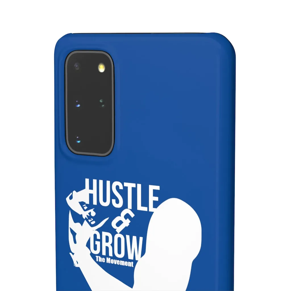 Hustle & Grow Snap Case (IPhone/Samsung Galaxy) (Blue)
