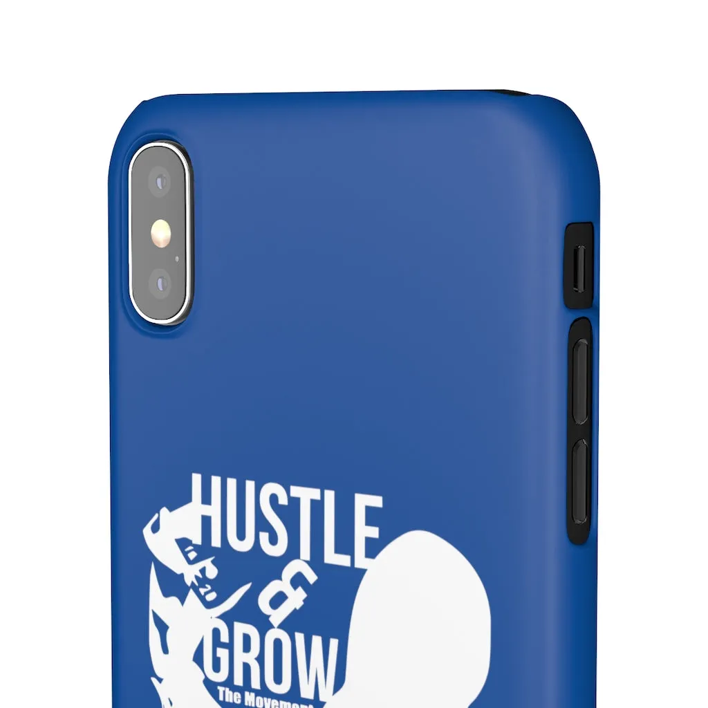 Hustle & Grow Snap Case (IPhone/Samsung Galaxy) (Blue)
