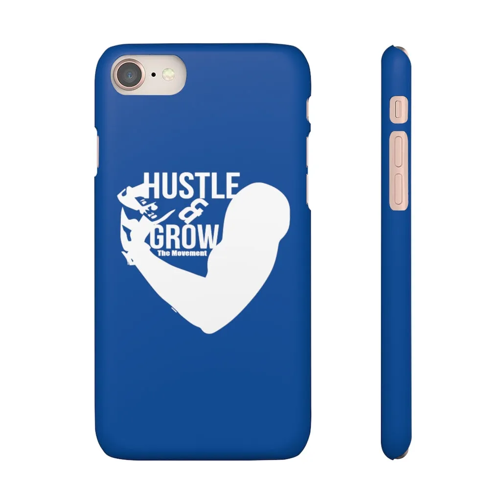 Hustle & Grow Snap Case (IPhone/Samsung Galaxy) (Blue)