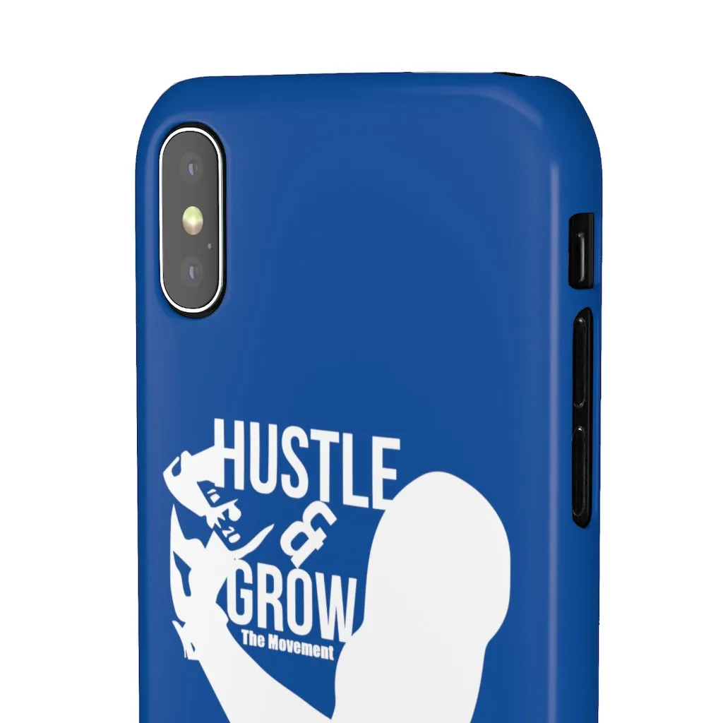 Hustle & Grow Snap Case (IPhone/Samsung Galaxy) (Blue)