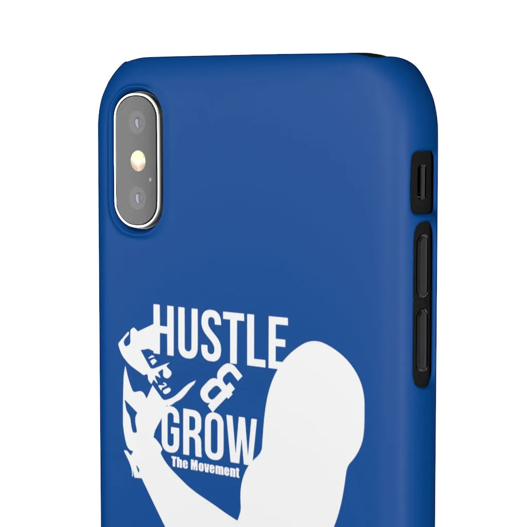 Hustle & Grow Snap Case (IPhone/Samsung Galaxy) (Blue)