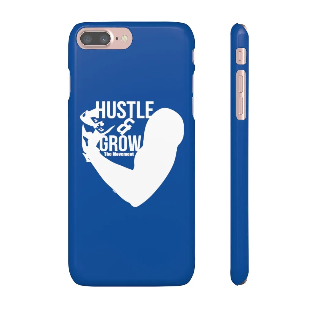 Hustle & Grow Snap Case (IPhone/Samsung Galaxy) (Blue)