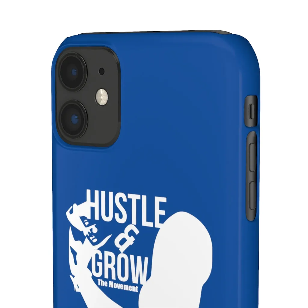 Hustle & Grow Snap Case (IPhone/Samsung Galaxy) (Blue)