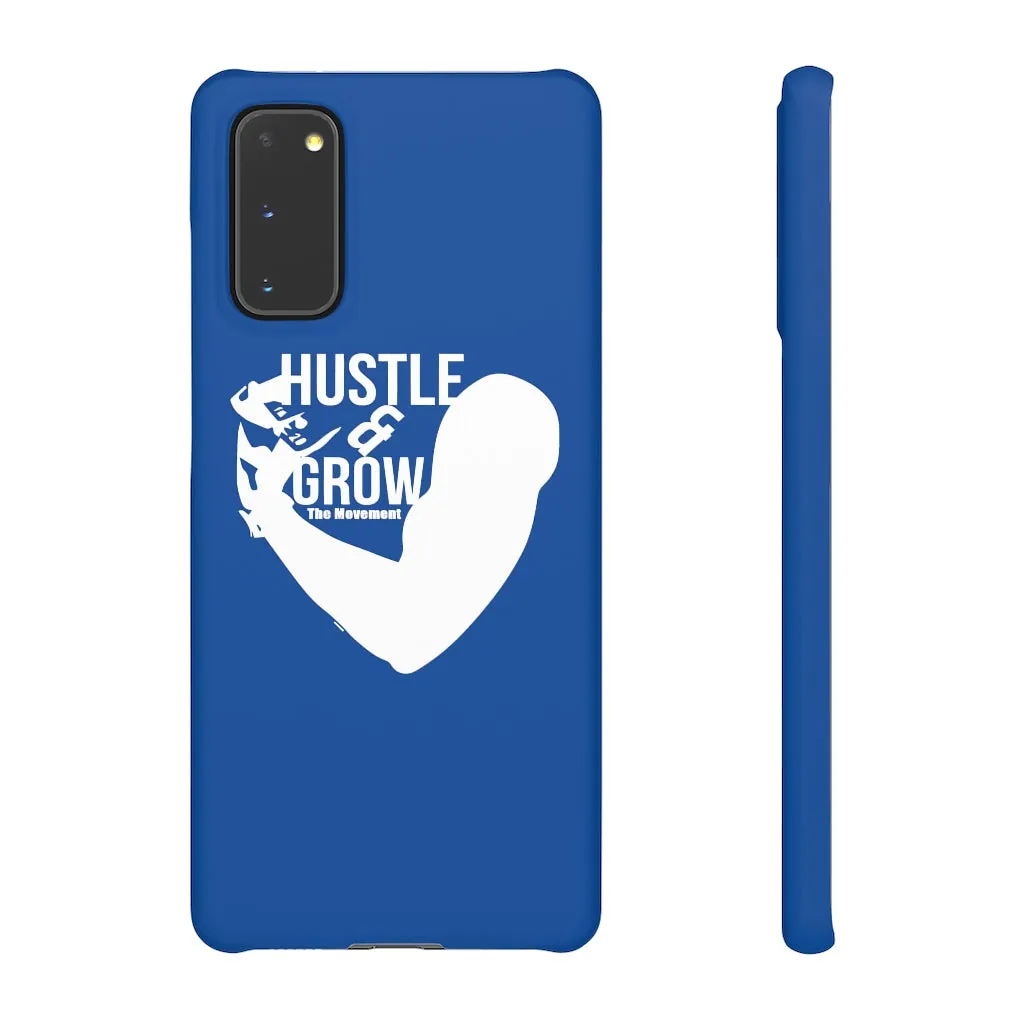 Hustle & Grow Snap Case (IPhone/Samsung Galaxy) (Blue)