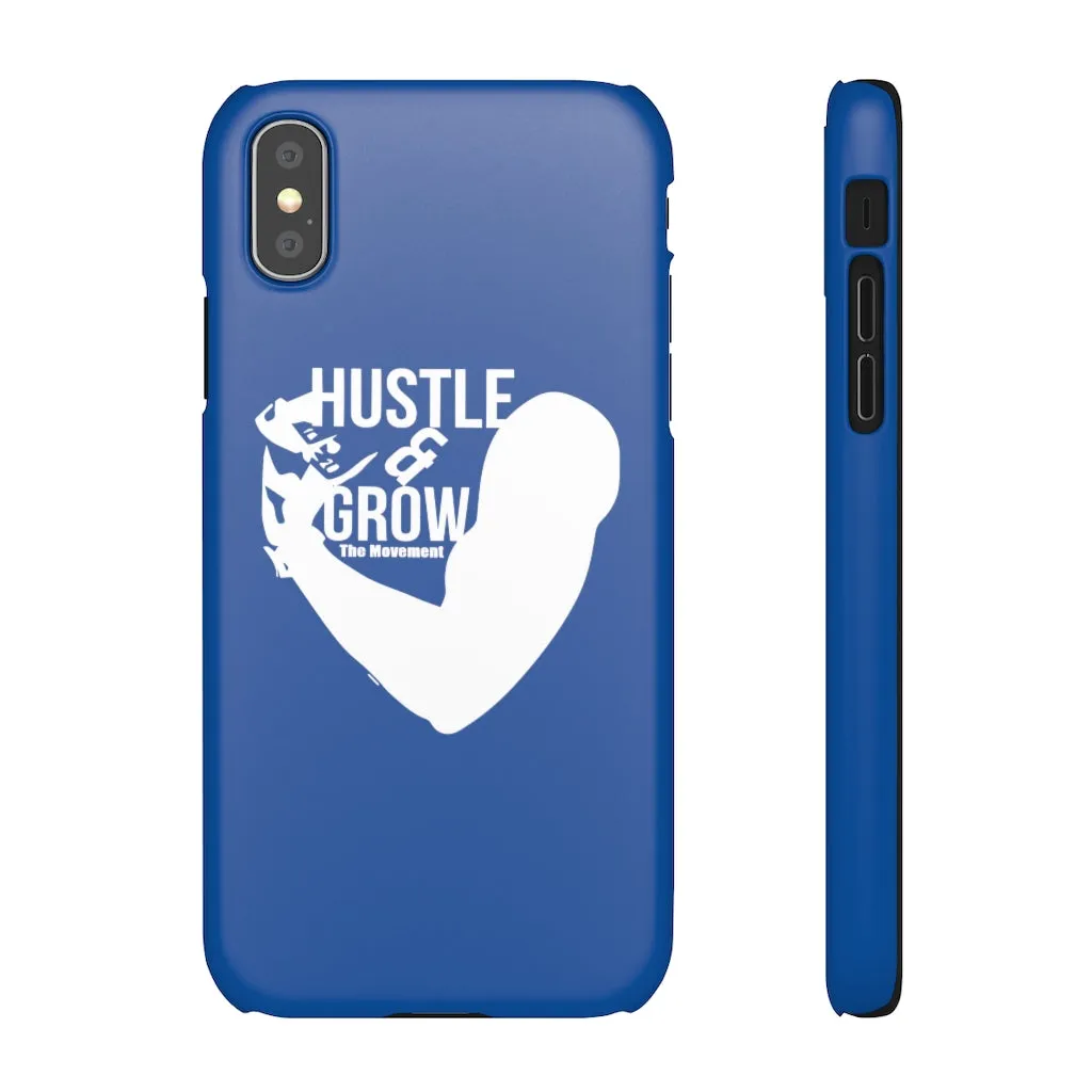 Hustle & Grow Snap Case (IPhone/Samsung Galaxy) (Blue)