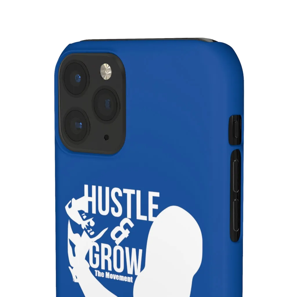 Hustle & Grow Snap Case (IPhone/Samsung Galaxy) (Blue)