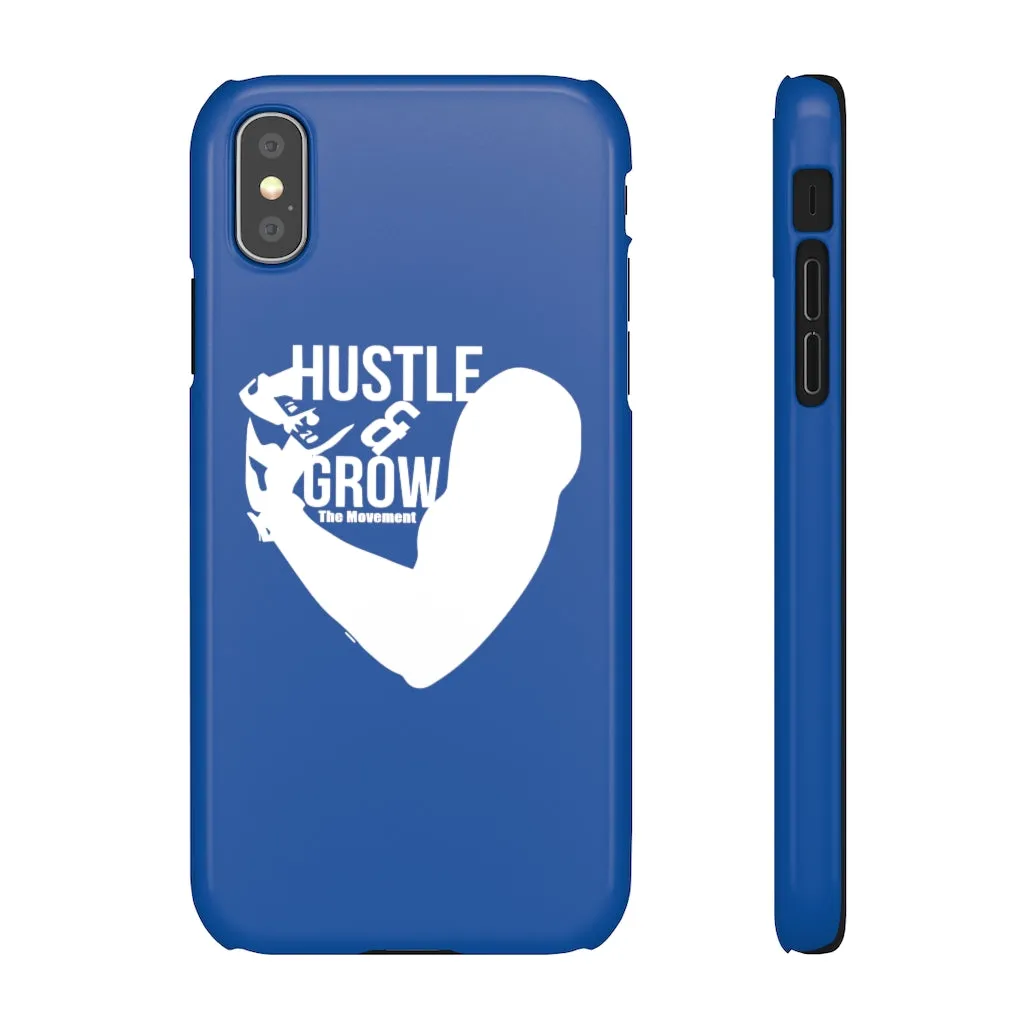 Hustle & Grow Snap Case (IPhone/Samsung Galaxy) (Blue)