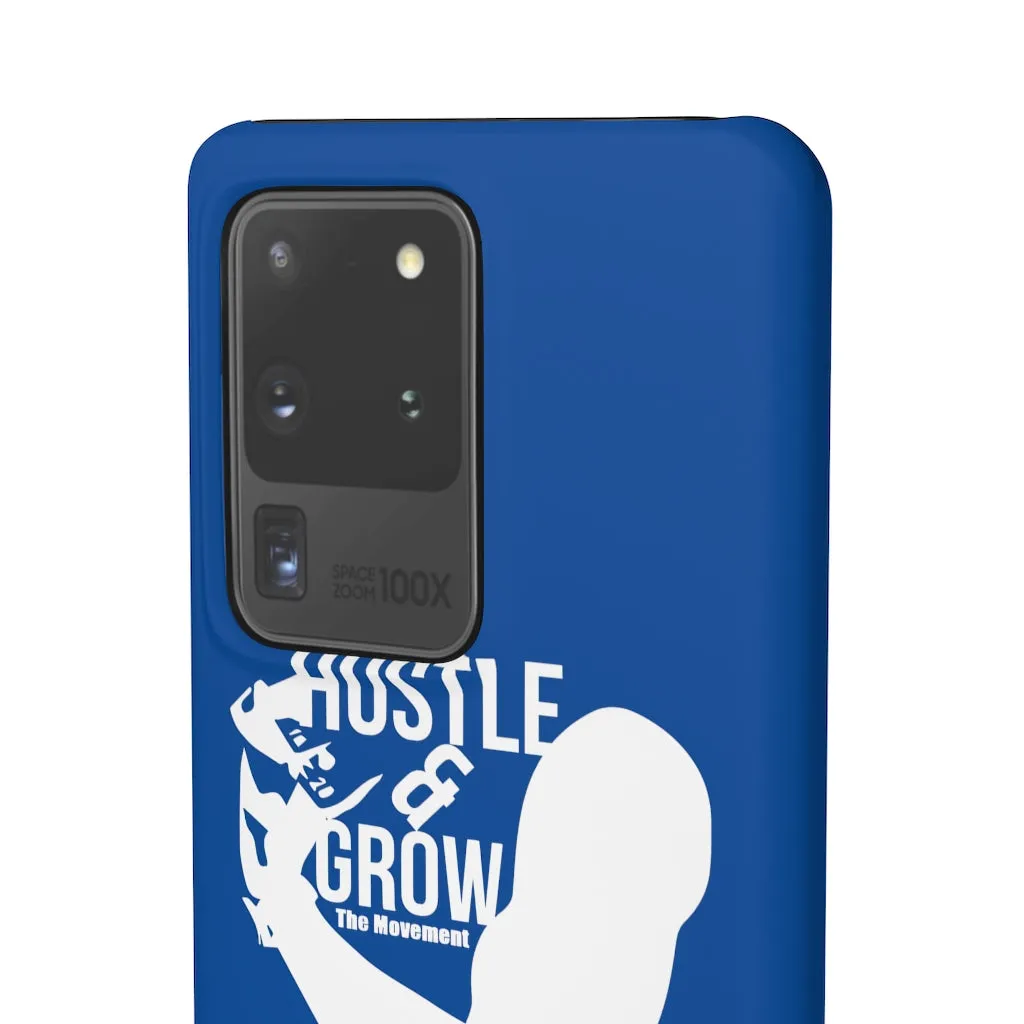 Hustle & Grow Snap Case (IPhone/Samsung Galaxy) (Blue)