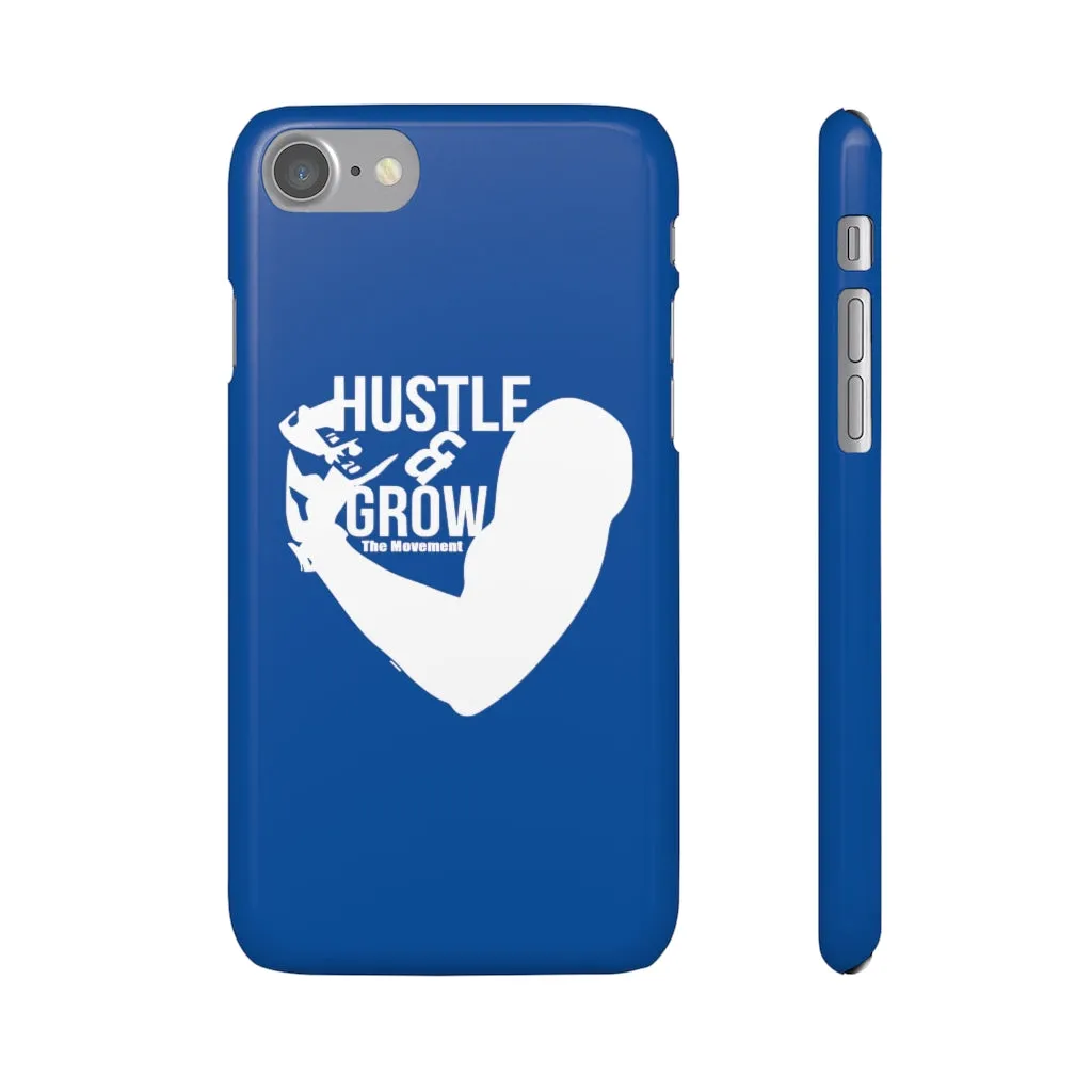 Hustle & Grow Snap Case (IPhone/Samsung Galaxy) (Blue)