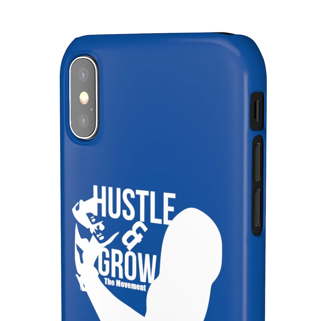 Hustle & Grow Snap Case (IPhone/Samsung Galaxy) (Blue)