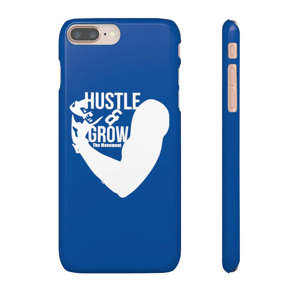 Hustle & Grow Snap Case (IPhone/Samsung Galaxy) (Blue)
