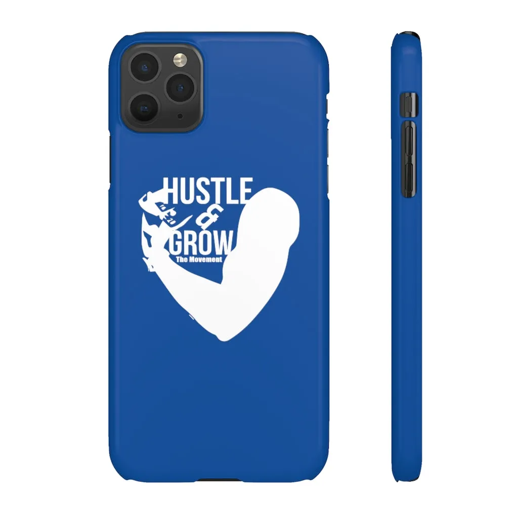 Hustle & Grow Snap Case (IPhone/Samsung Galaxy) (Blue)