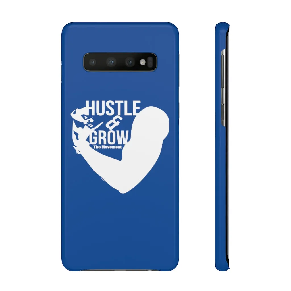 Hustle & Grow Snap Case (IPhone/Samsung Galaxy) (Blue)
