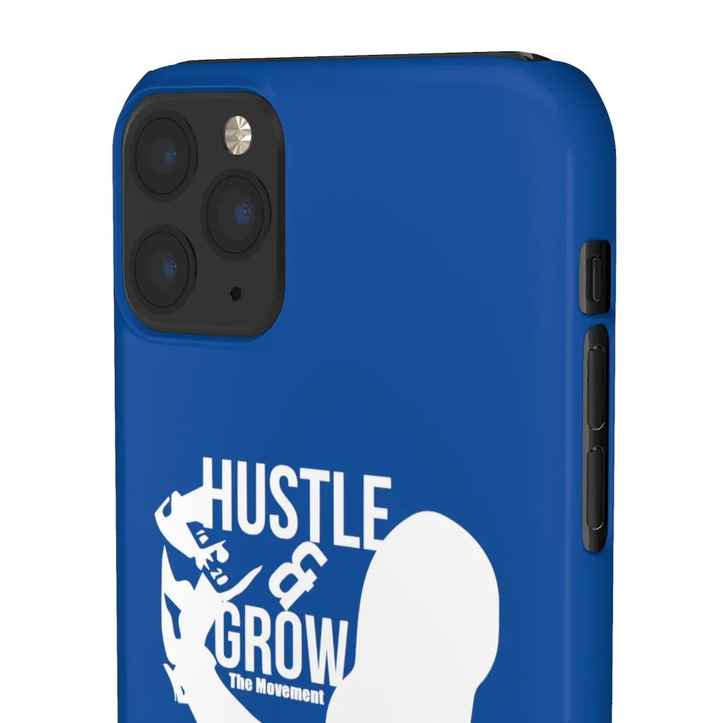 Hustle & Grow Snap Case (IPhone/Samsung Galaxy) (Blue)