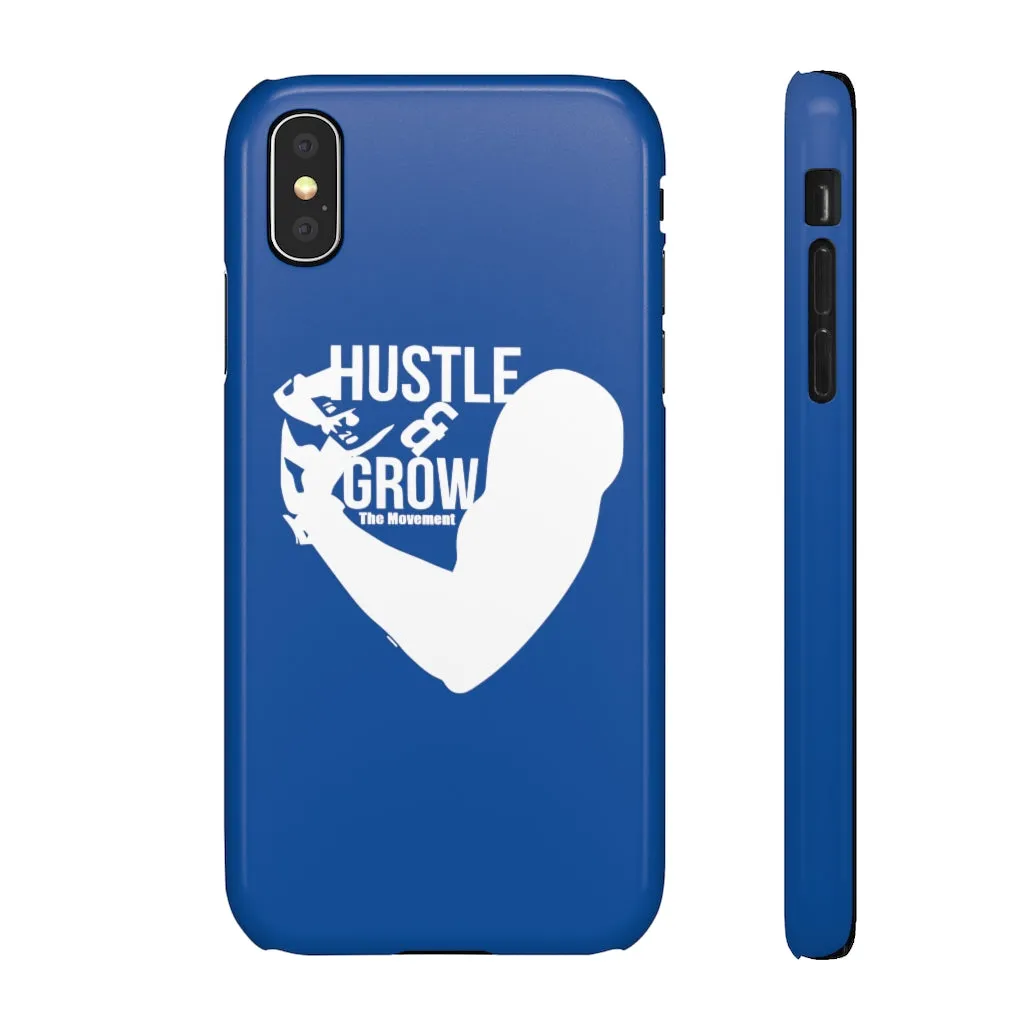 Hustle & Grow Snap Case (IPhone/Samsung Galaxy) (Blue)