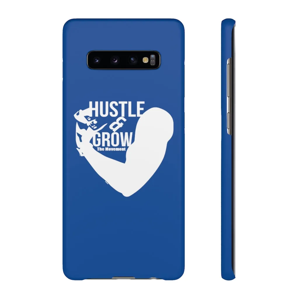Hustle & Grow Snap Case (IPhone/Samsung Galaxy) (Blue)