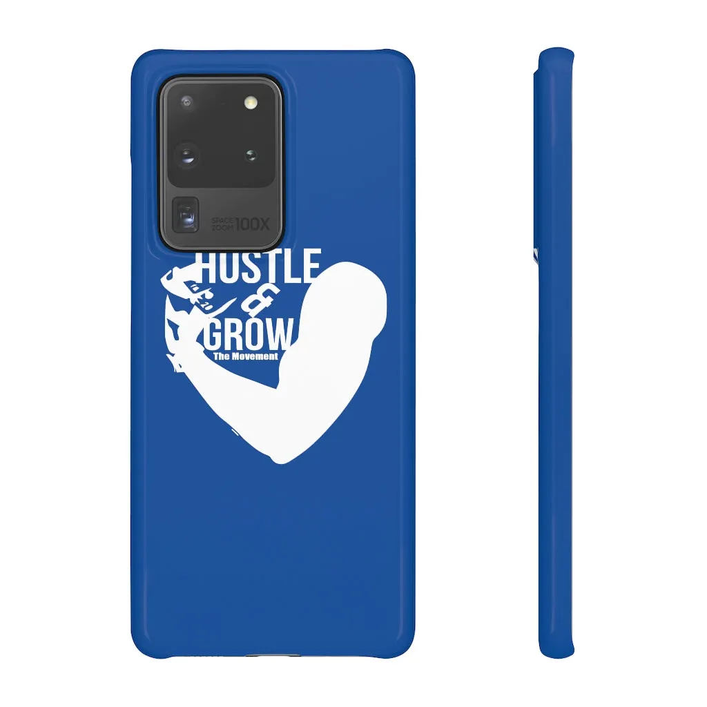 Hustle & Grow Snap Case (IPhone/Samsung Galaxy) (Blue)