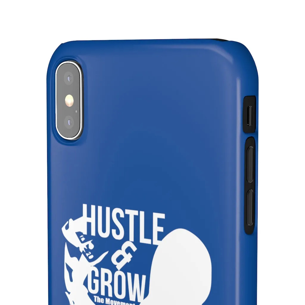 Hustle & Grow Snap Case (IPhone/Samsung Galaxy) (Blue)