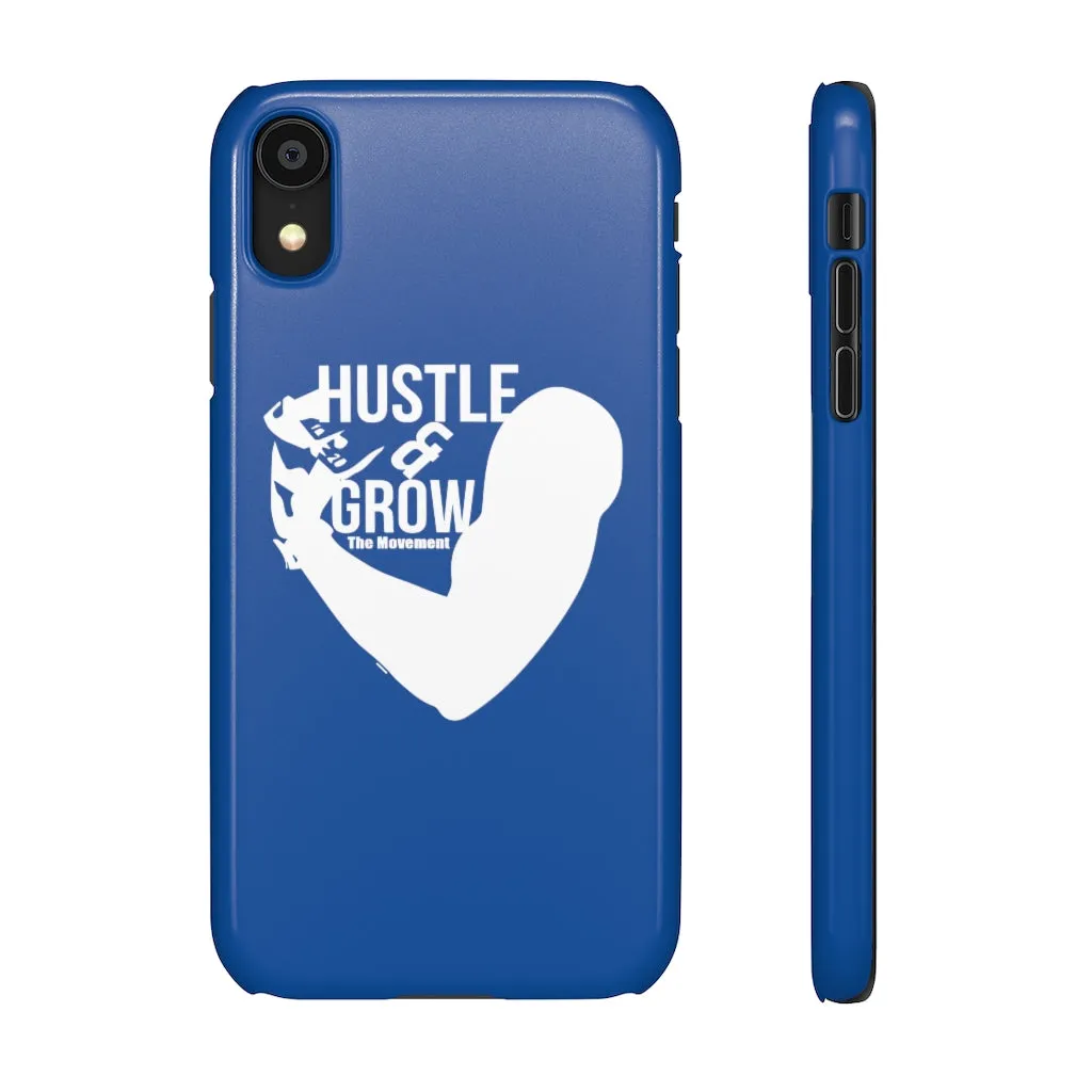 Hustle & Grow Snap Case (IPhone/Samsung Galaxy) (Blue)
