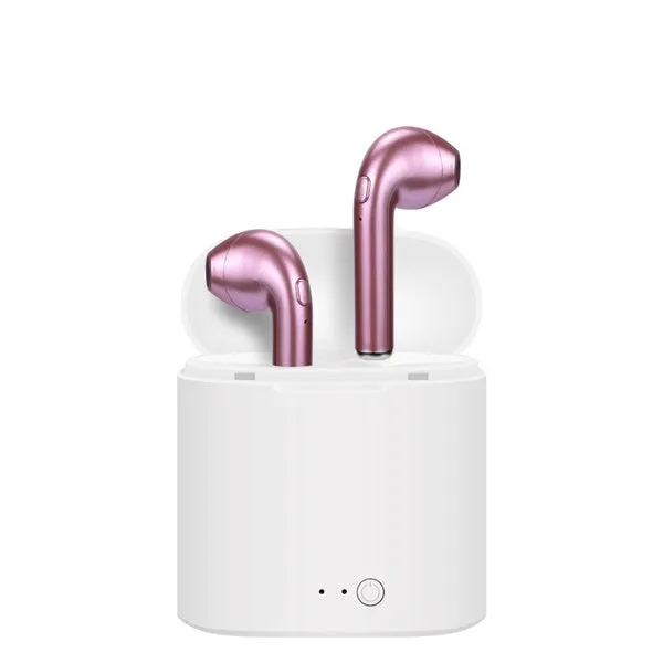 I7S Wireless Earphone Bluetooth Headset In-Ear Earbud with Mic for IPhone 8 7 Plus 7 6 6s 5s for Samsung
