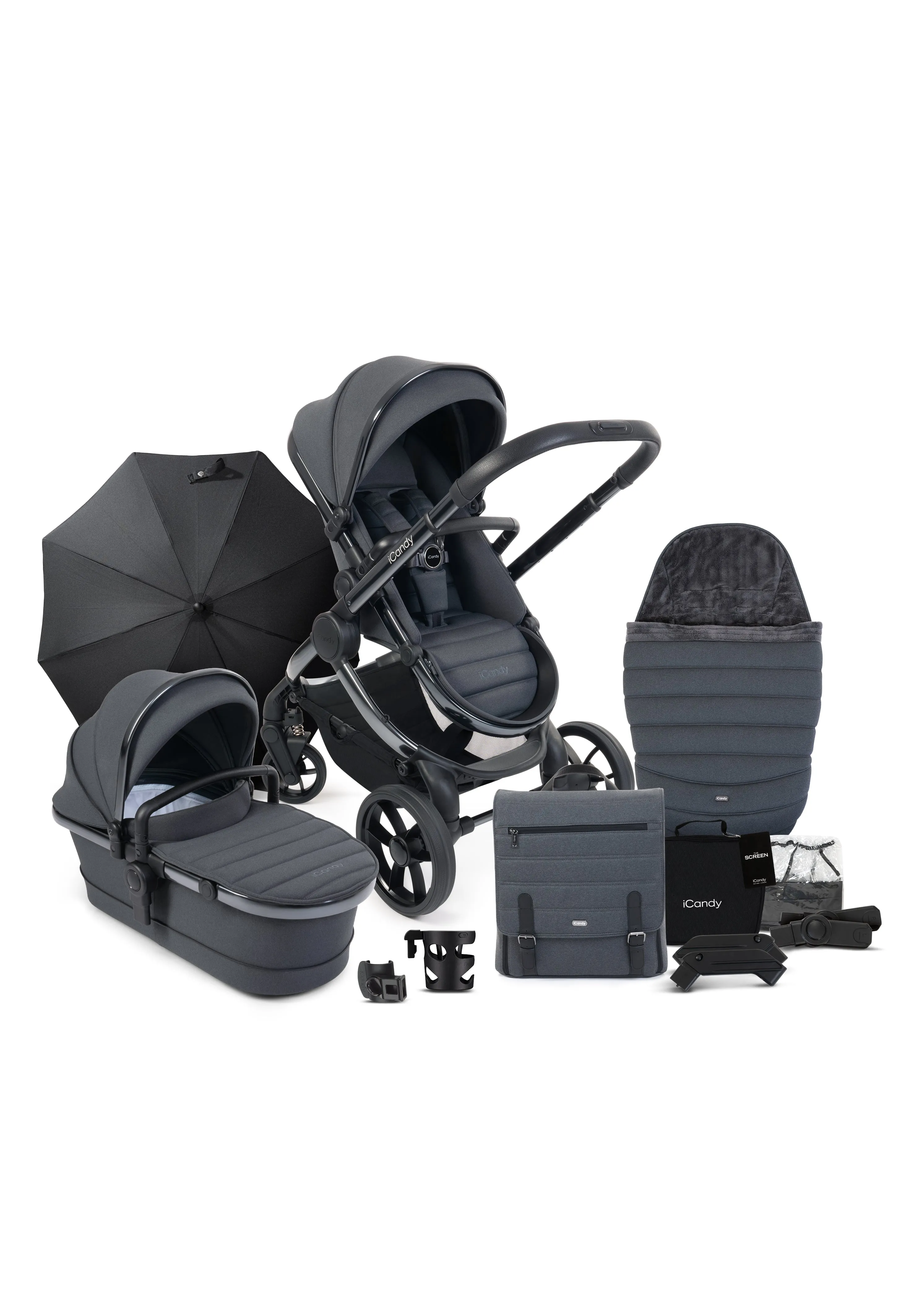 iCandy Peach 7 Complete Bundle - Dark Grey - In Store Only