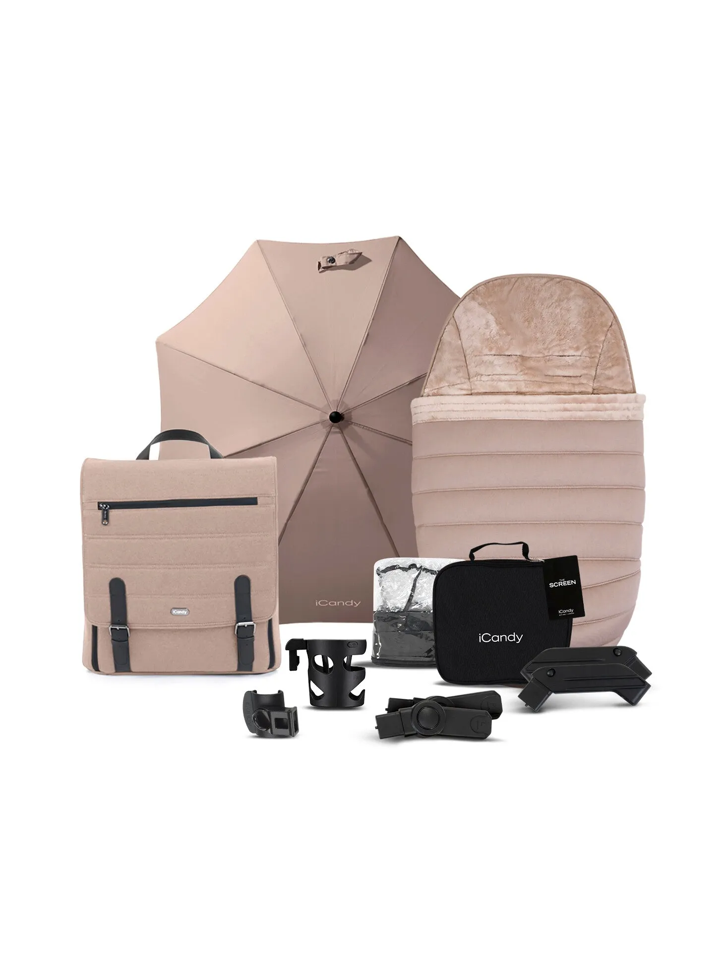 iCandy Peach 7 Complete Bundle with Cocoon Car Seat & Base - Cookie - In Store Only - March Delivery