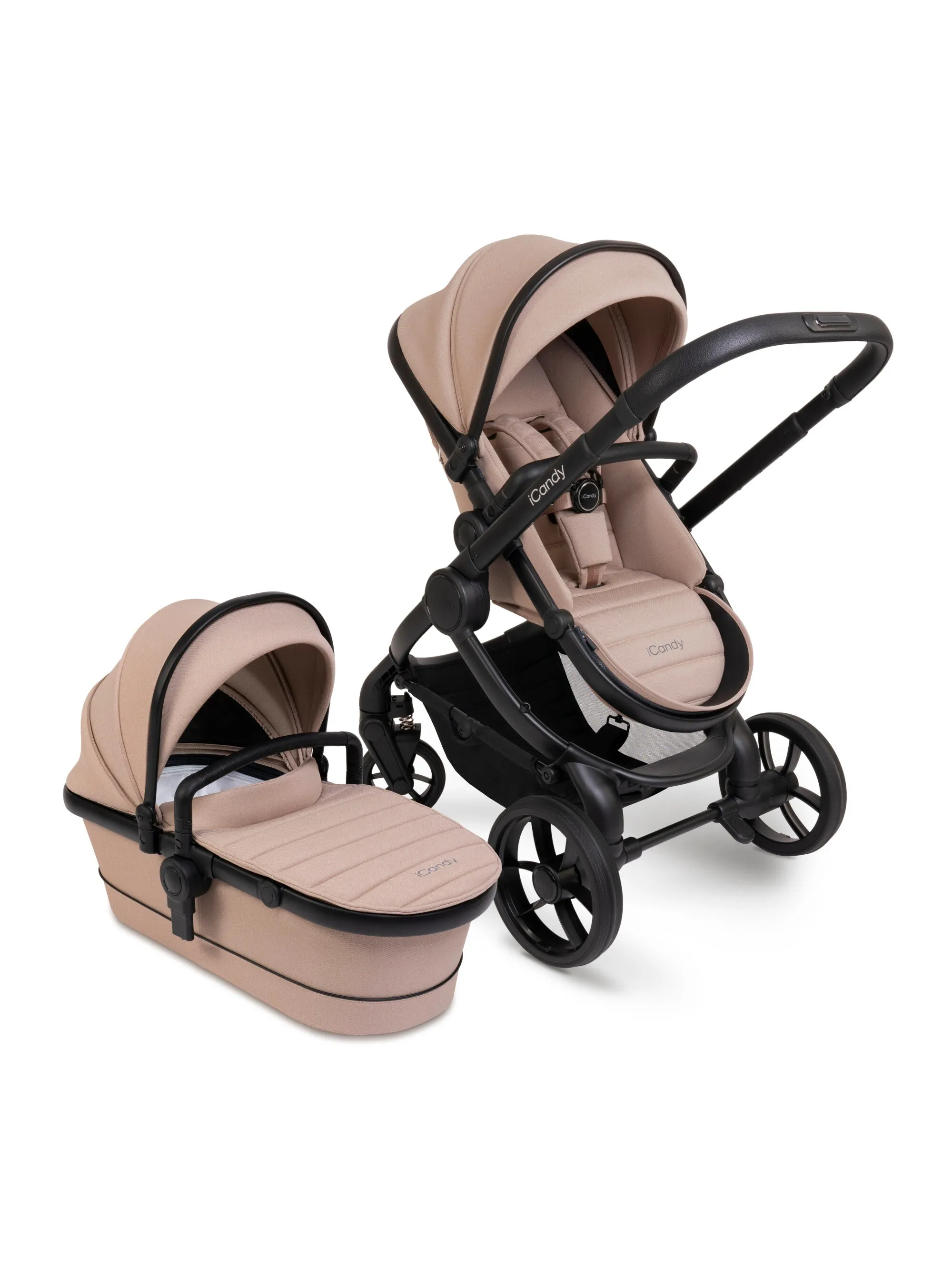 iCandy Peach 7 Complete Bundle with Cocoon Car Seat & Base - Cookie - In Store Only - March Delivery