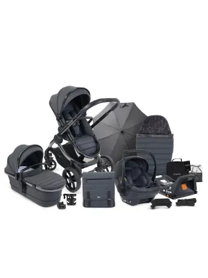 iCandy Peach 7 Complete Bundle with Cocoon Car Seat & Base - Dark Grey In Store Only