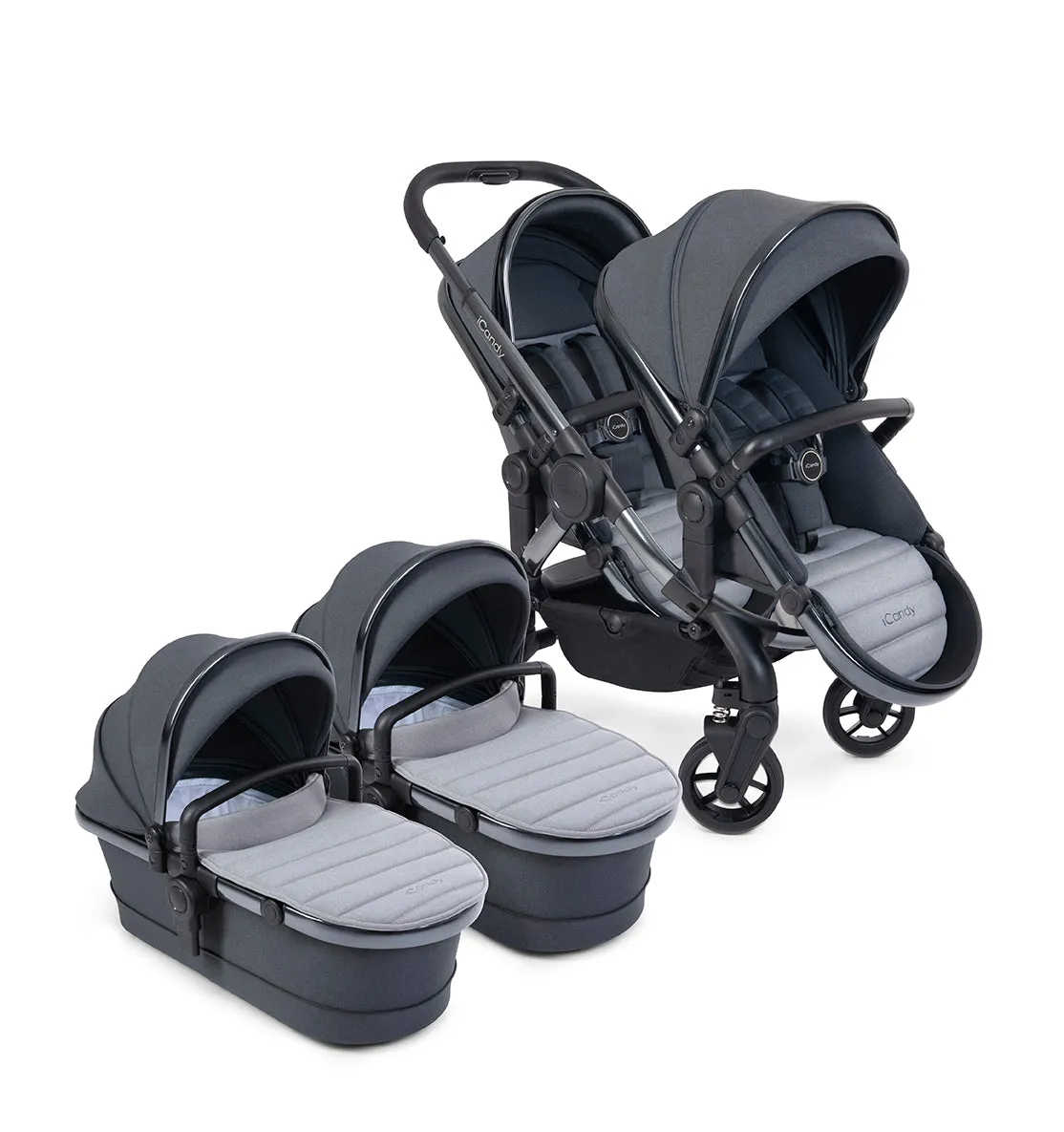 iCandy Peach 7 Twin - Truffle - March Delivery