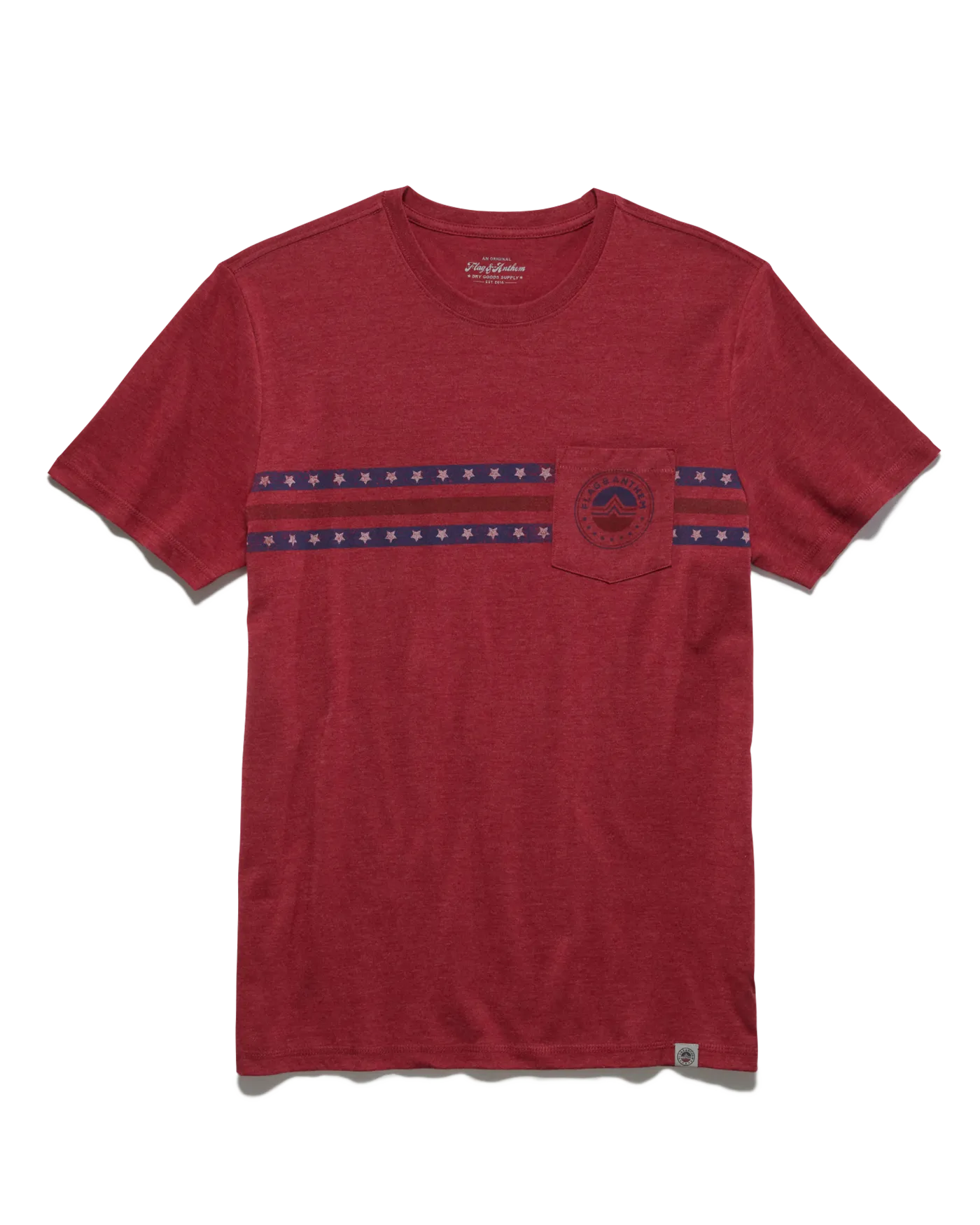 ICON LOGO STRIPED POCKET TEE