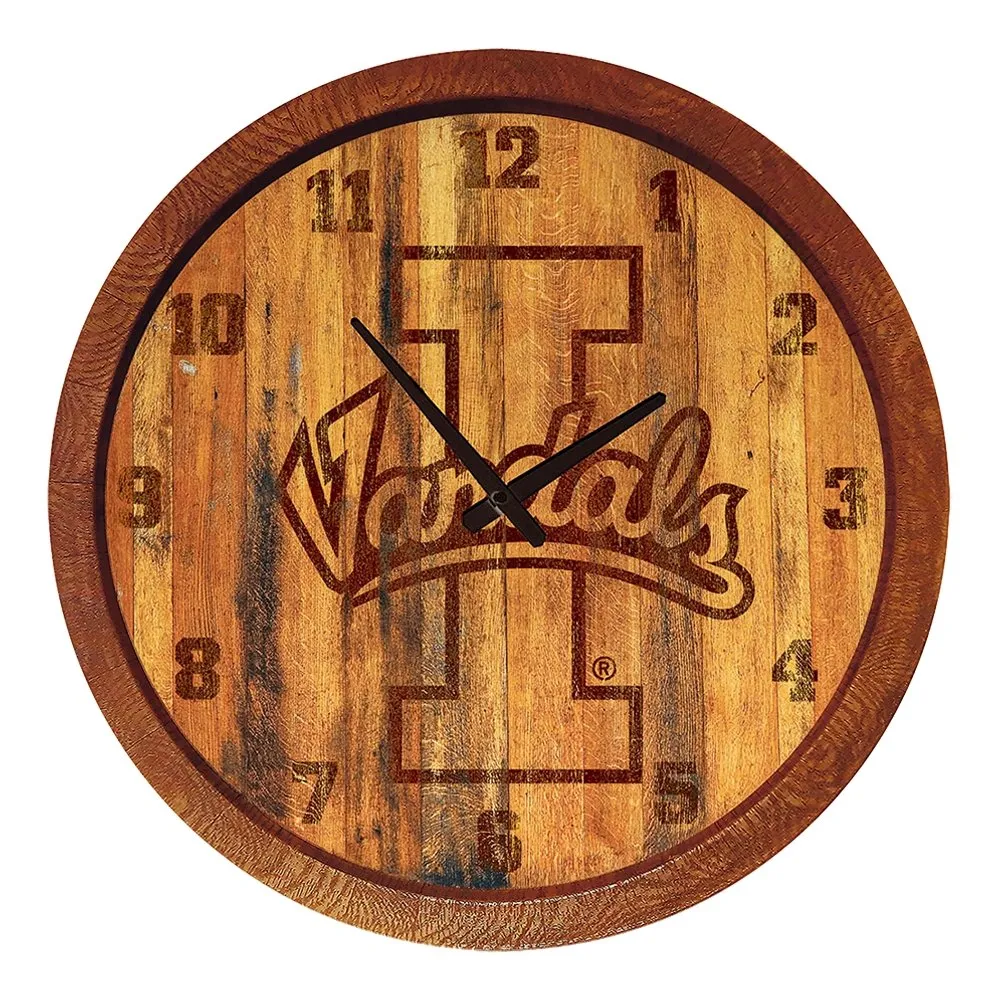 Idaho Vandals: Branded "Faux" Barrel Top Wall Clock