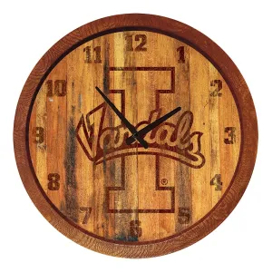 Idaho Vandals: Branded "Faux" Barrel Top Wall Clock