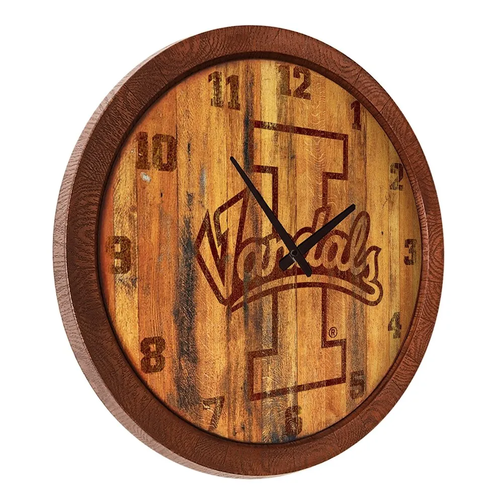 Idaho Vandals: Branded "Faux" Barrel Top Wall Clock
