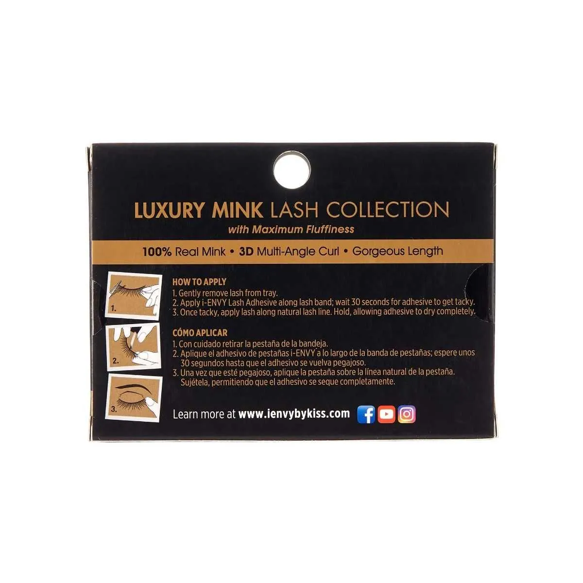 IEK LUXURY MINK COLLECTION 01 - KMIN01(20MM)