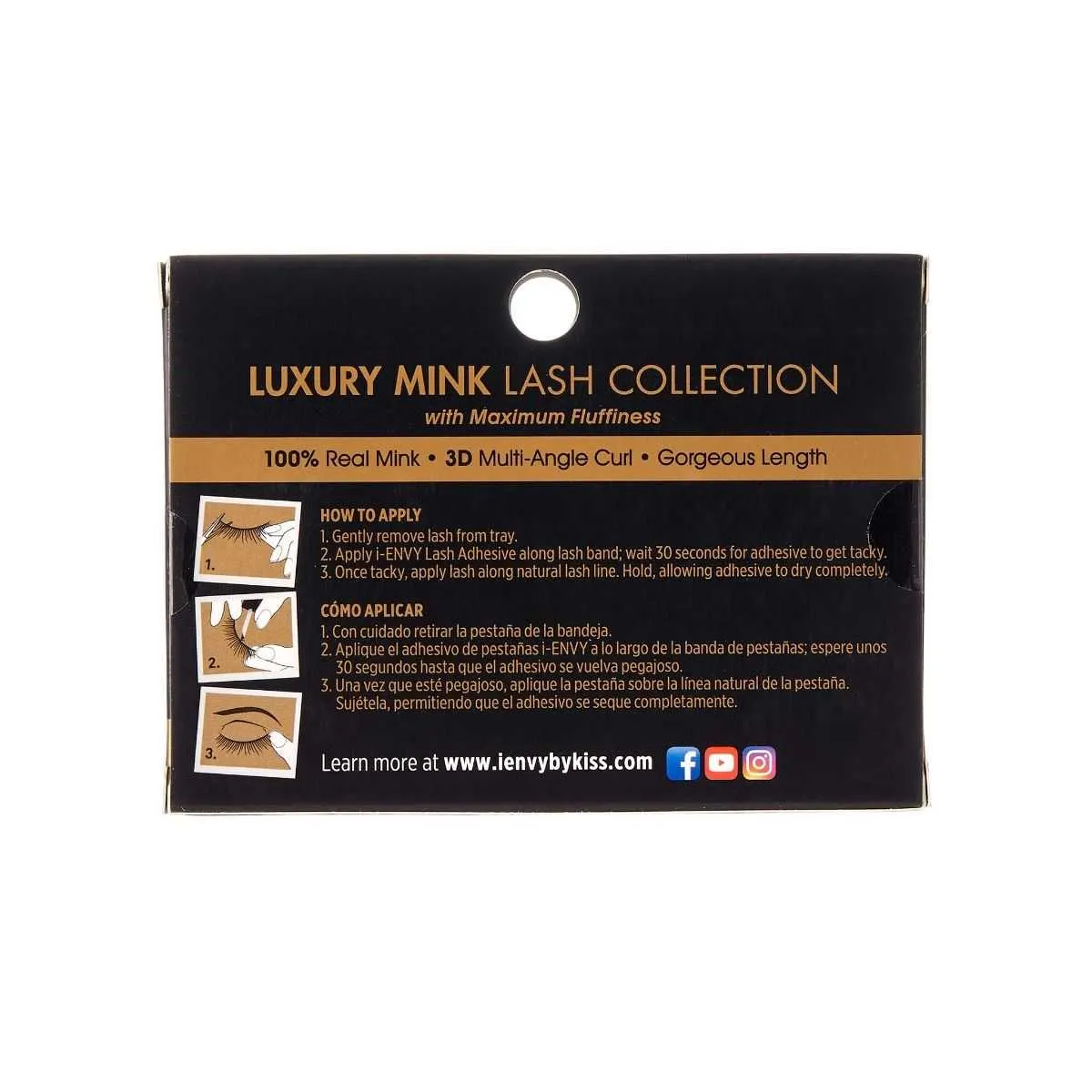IEK LUXURY MINK COLLECTION 03 - KMIN03(20MM)