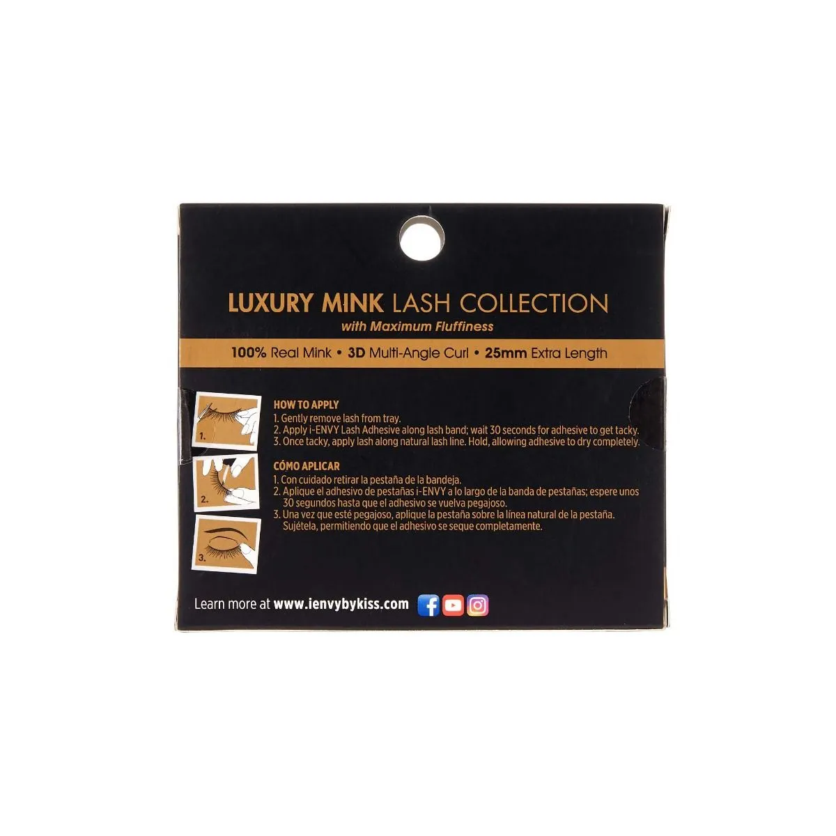 IEK LUXURY MINK COLLECTION 12 - KMIN12 (25MM)