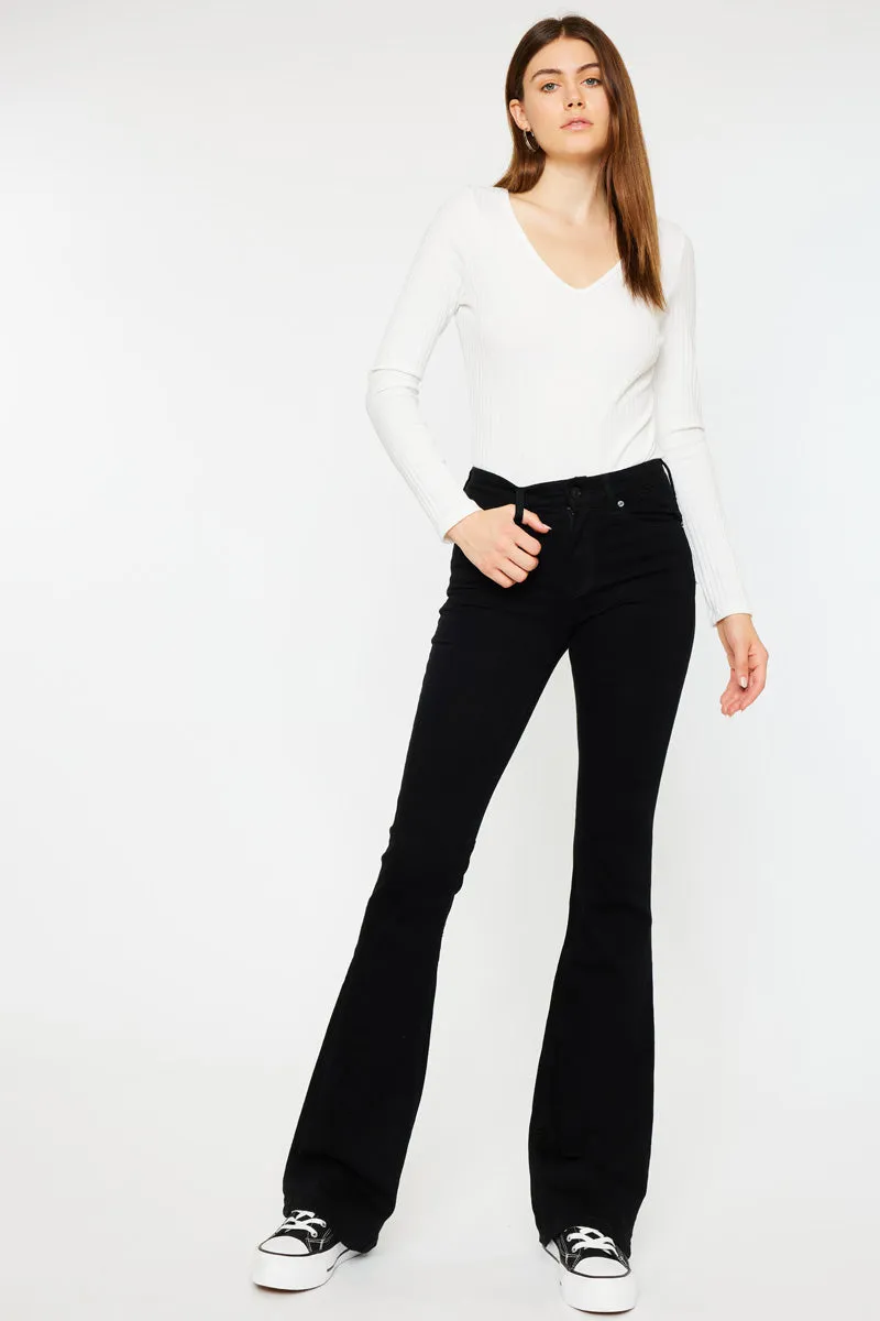 Ilene Mid Rise Flare Jeans