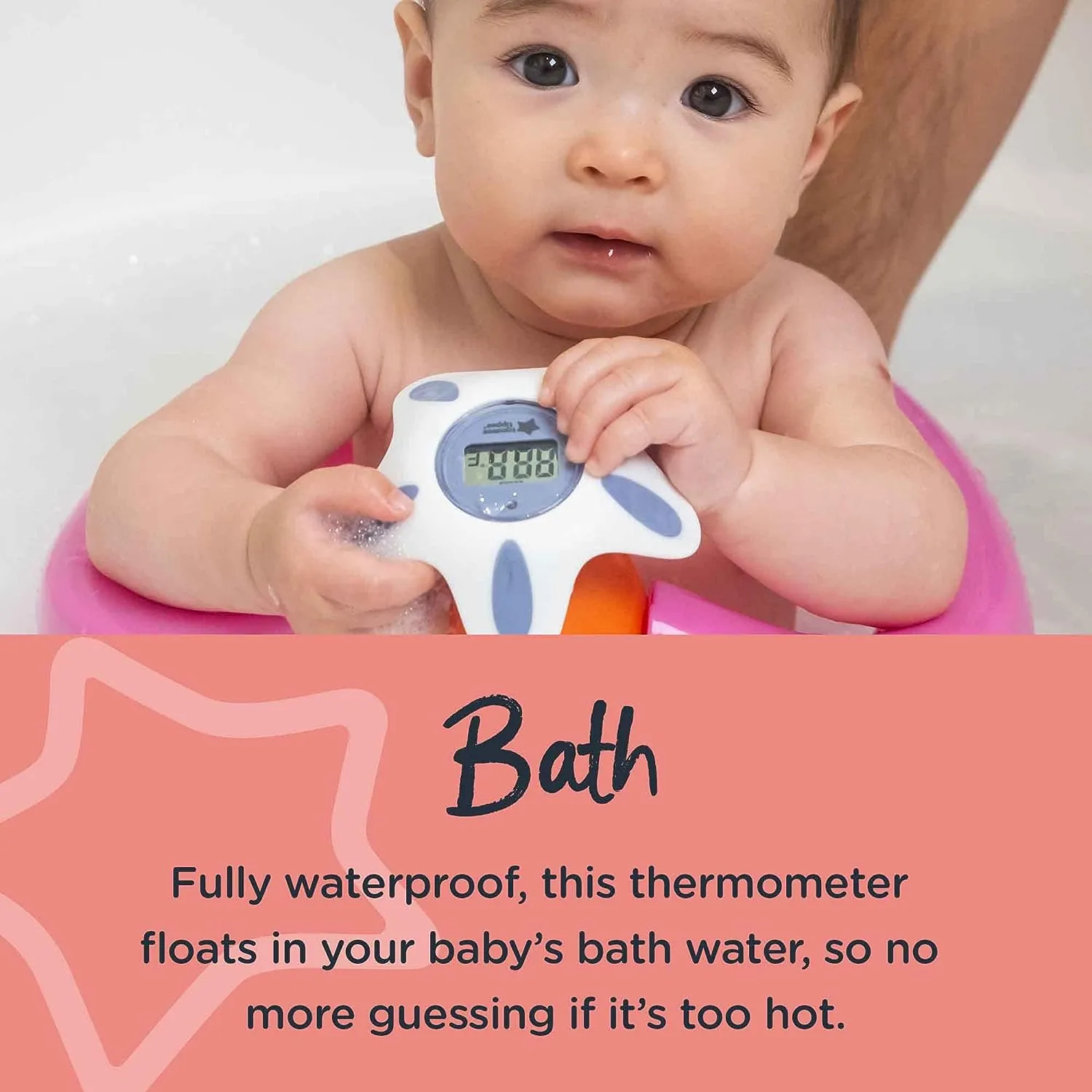 InBath Digital Thermometer for Baby Bath and Room