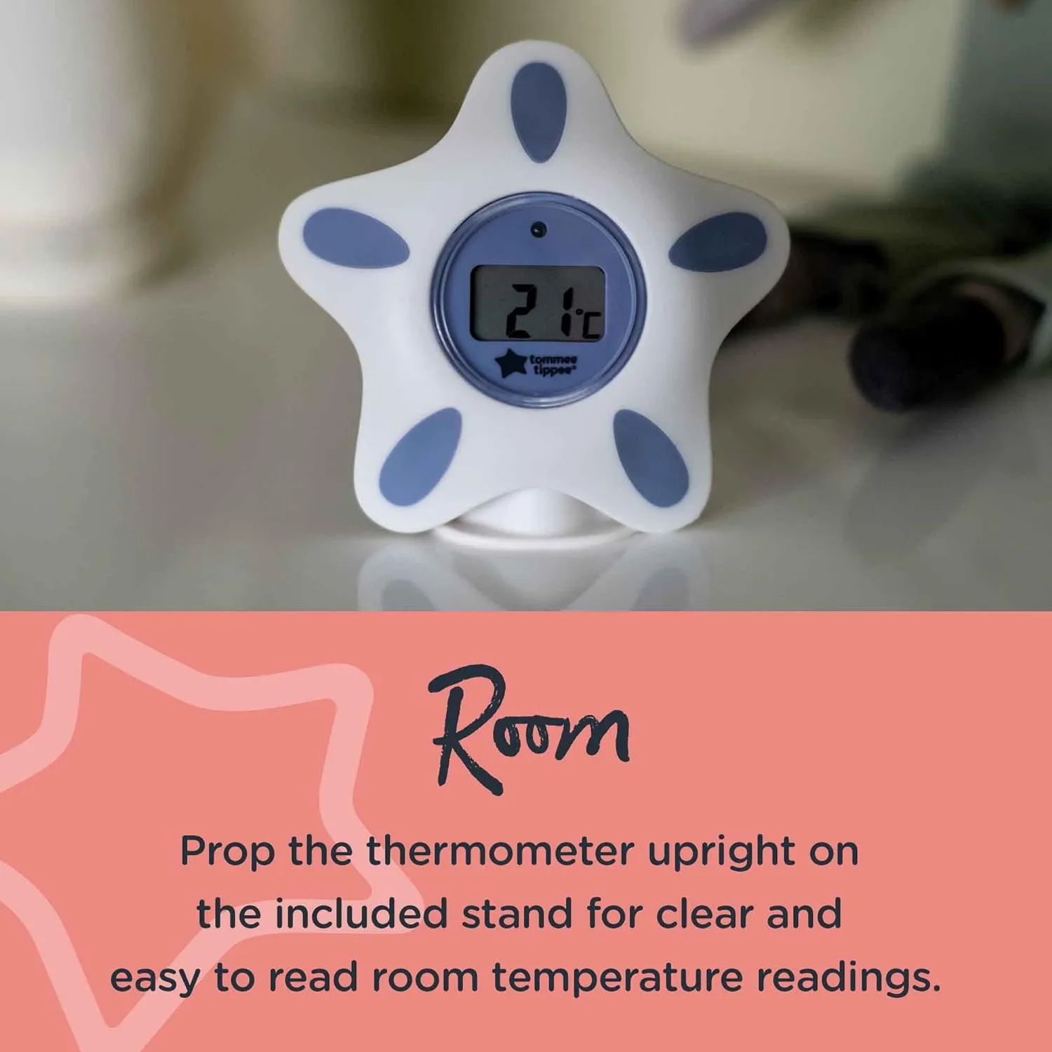 InBath Digital Thermometer for Baby Bath and Room