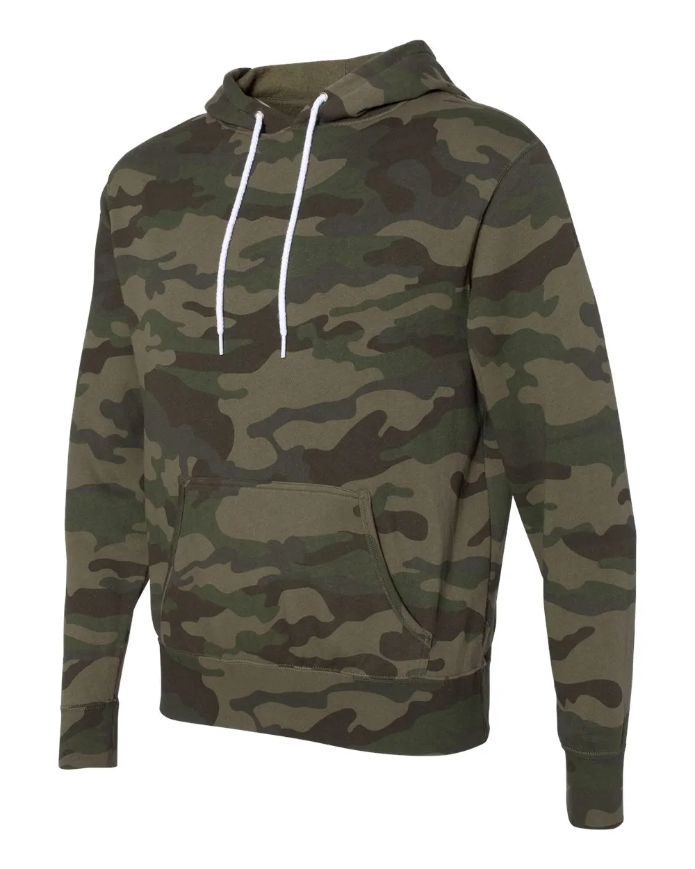Independent Trading Co. - Unisex Lightweight Hooded Sweatshirt Forest Camo