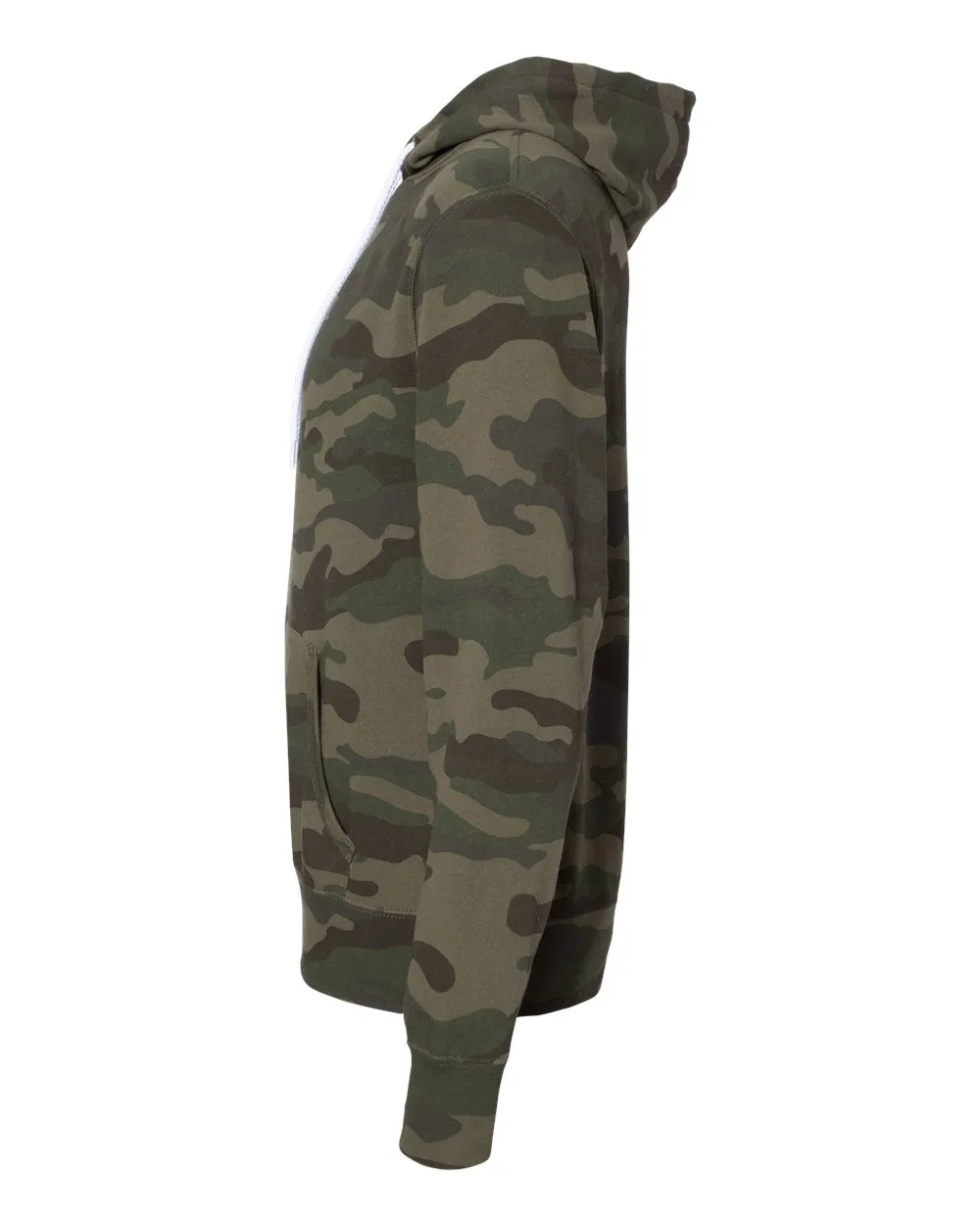 Independent Trading Co. - Unisex Lightweight Hooded Sweatshirt Forest Camo