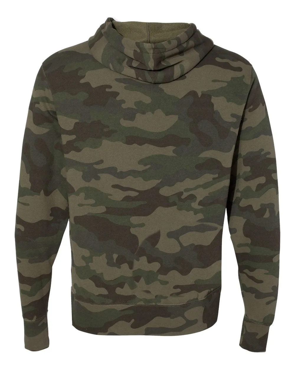 Independent Trading Co. - Unisex Lightweight Hooded Sweatshirt Forest Camo