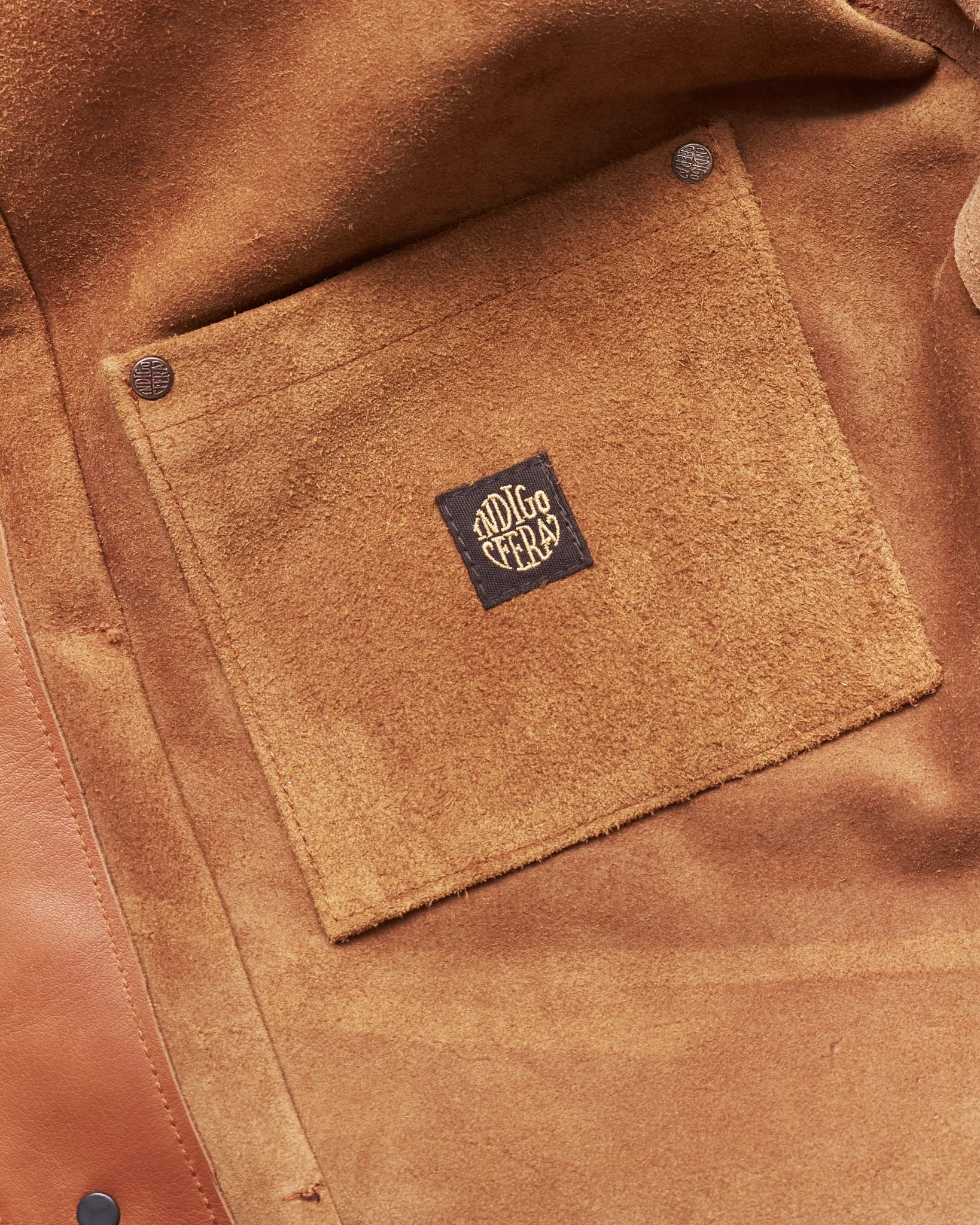Indigofera Grant Jacket Cognac Leather