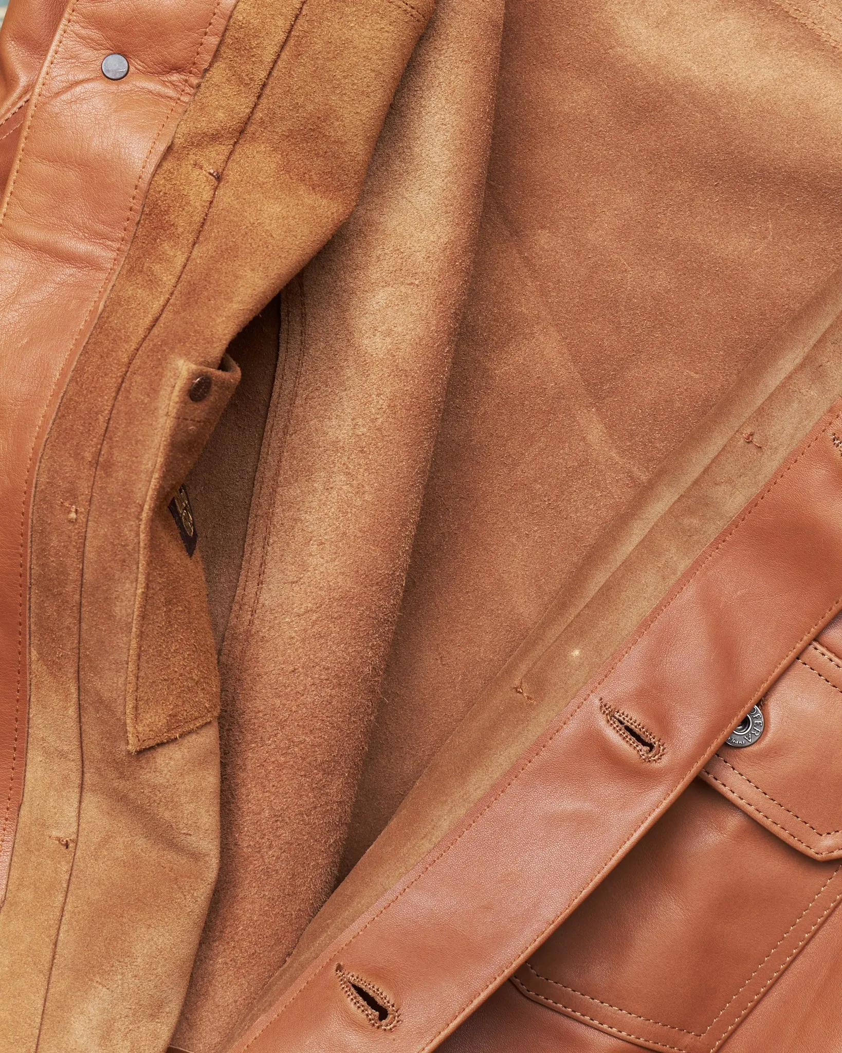 Indigofera Grant Jacket Cognac Leather
